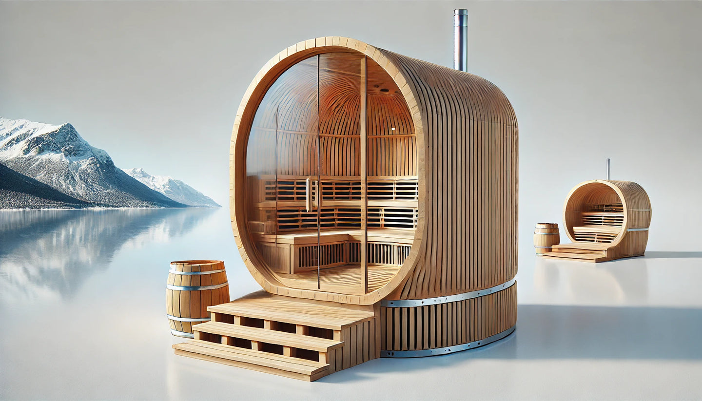 Vida Pep Panorama Sauna w/ Stairs (6-Person)